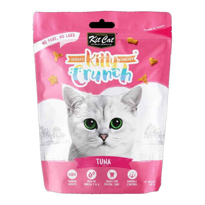Kit Cat Kitty Crunch Cat Treats 60g – Tuna