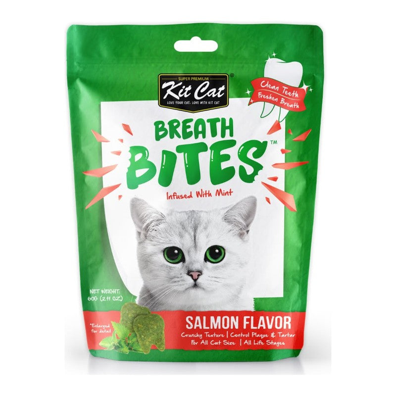 Kit Cat Breath Bites Cat Treats 60g – Salmon