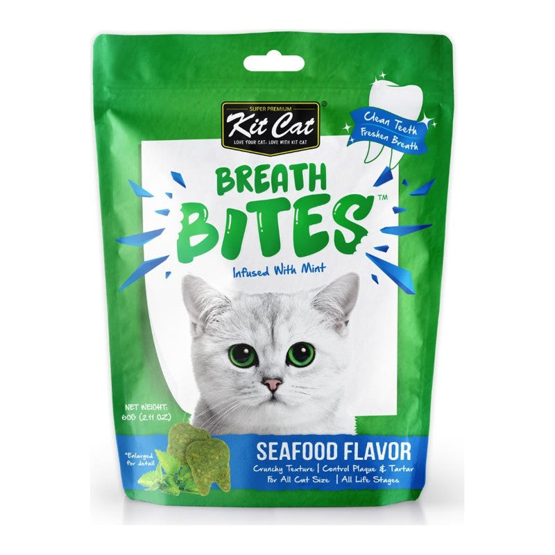 Kit Cat Breath Bites Cat Treats 60g – Seafood