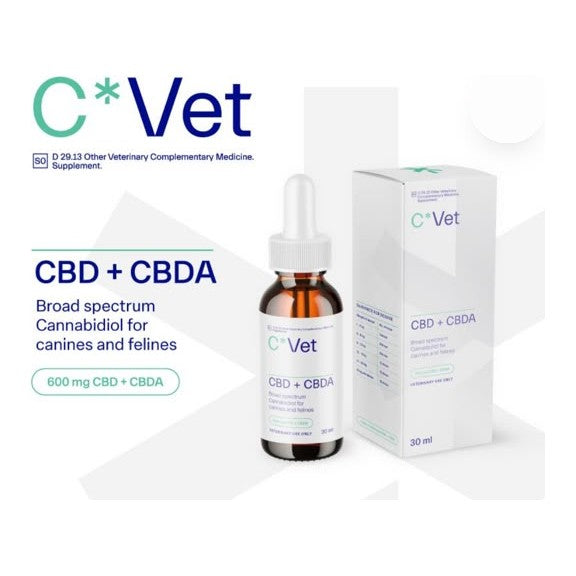 C*Vet CBD + CBDA Oil 30ml