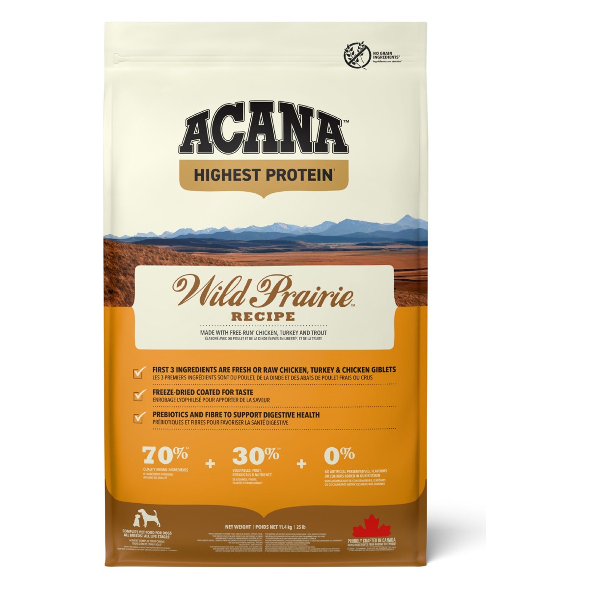 Acana Wild Prairie Dog Recipe 2kg