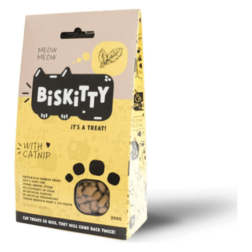 BisKitty Catnip Treats 200g