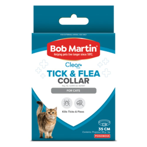 Bob Martin Clear+ Tick & Flea Collar Cat