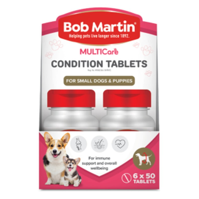 Bob Martin Multicare Cond Tabs Pup/Sml 50's