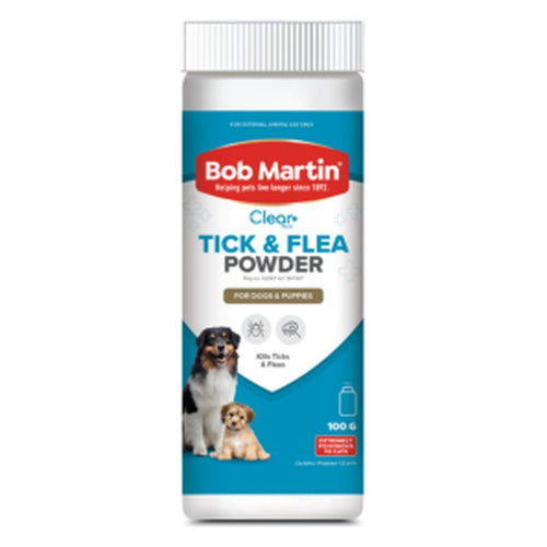 Bob Martin Tick & Flea Powder Dogs 100g