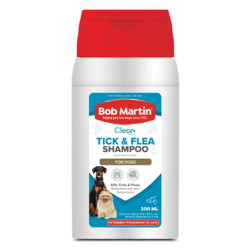 Bob Martin Shamp Tick&Flea Dog 200ml