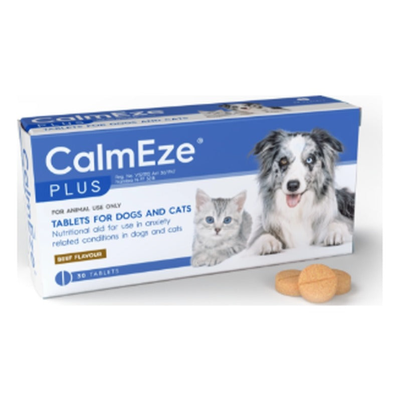 Calmeze Plus Tabs for Dogs & Cats 30's