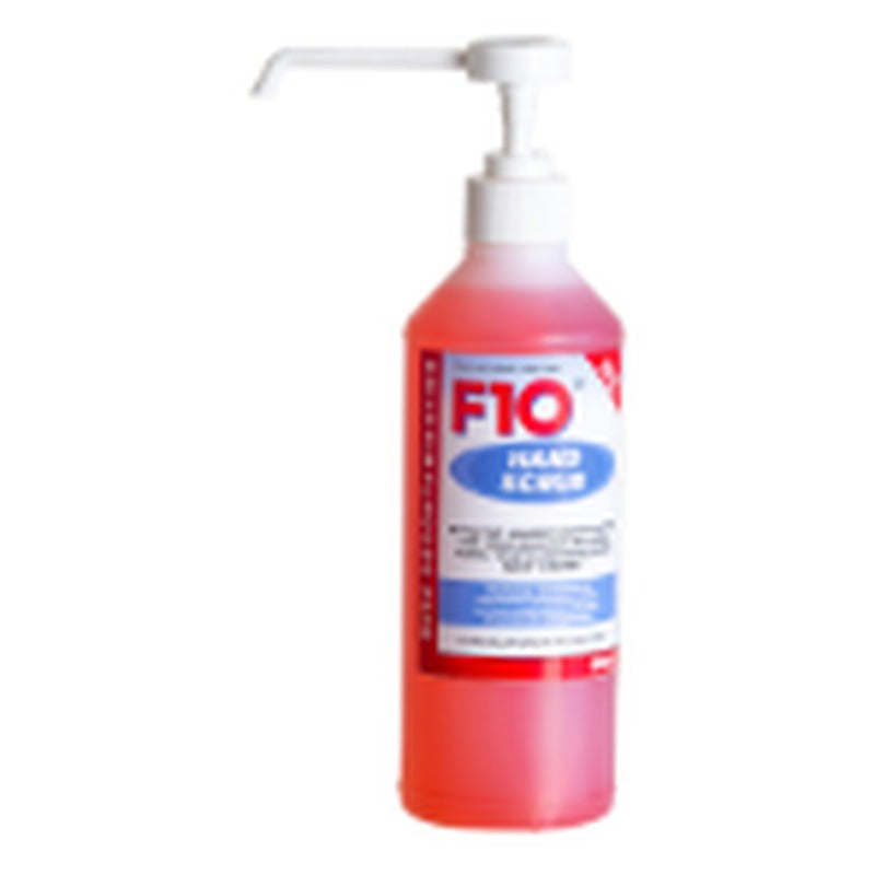 F10 Hand Scrub Long Nozzle 500ml Pump
