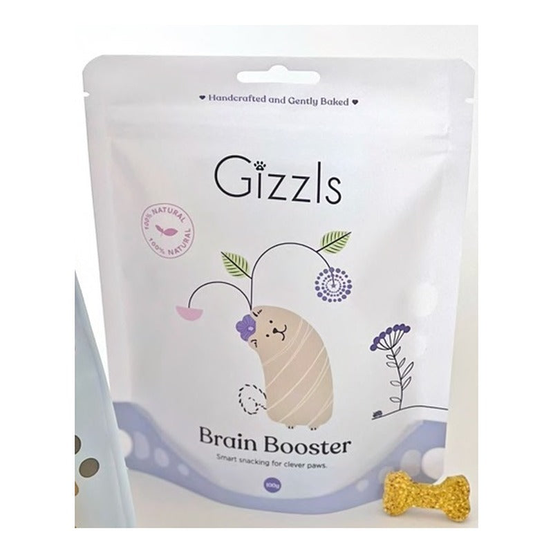 Gizzls Brain Booster Dog Treats 200g