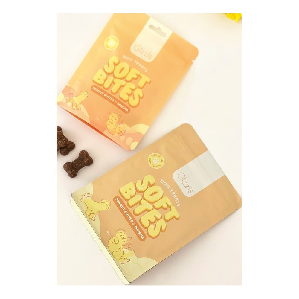 Gizzls Soft Bites Peanut Butter & Banana 300g