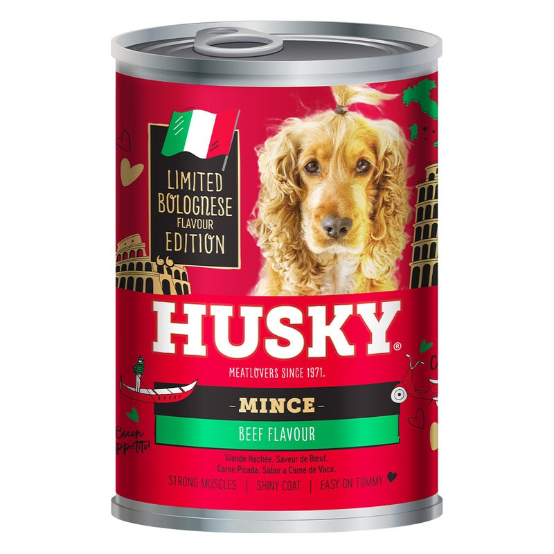 Husky Mince Beef 385g can