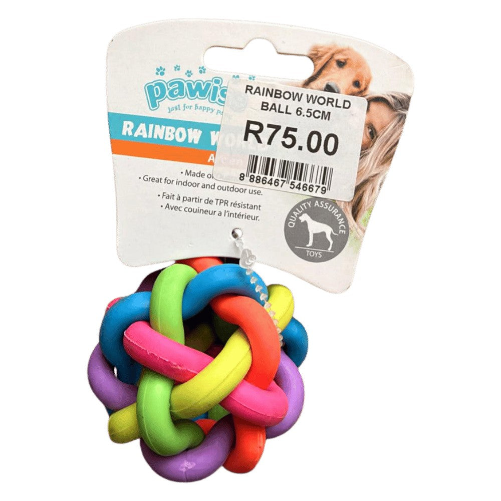 Pawise Rainbow World Ball 6.5cm