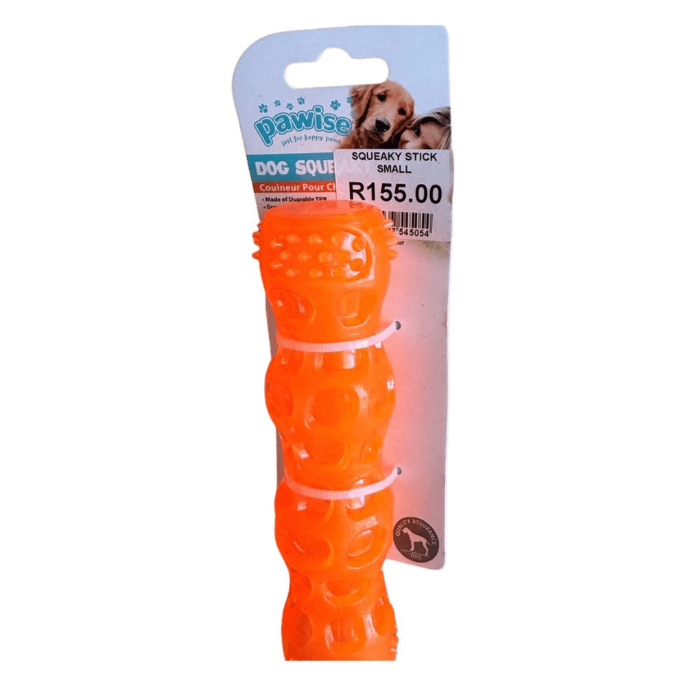 Pawise Squeaky Stick Small Orange