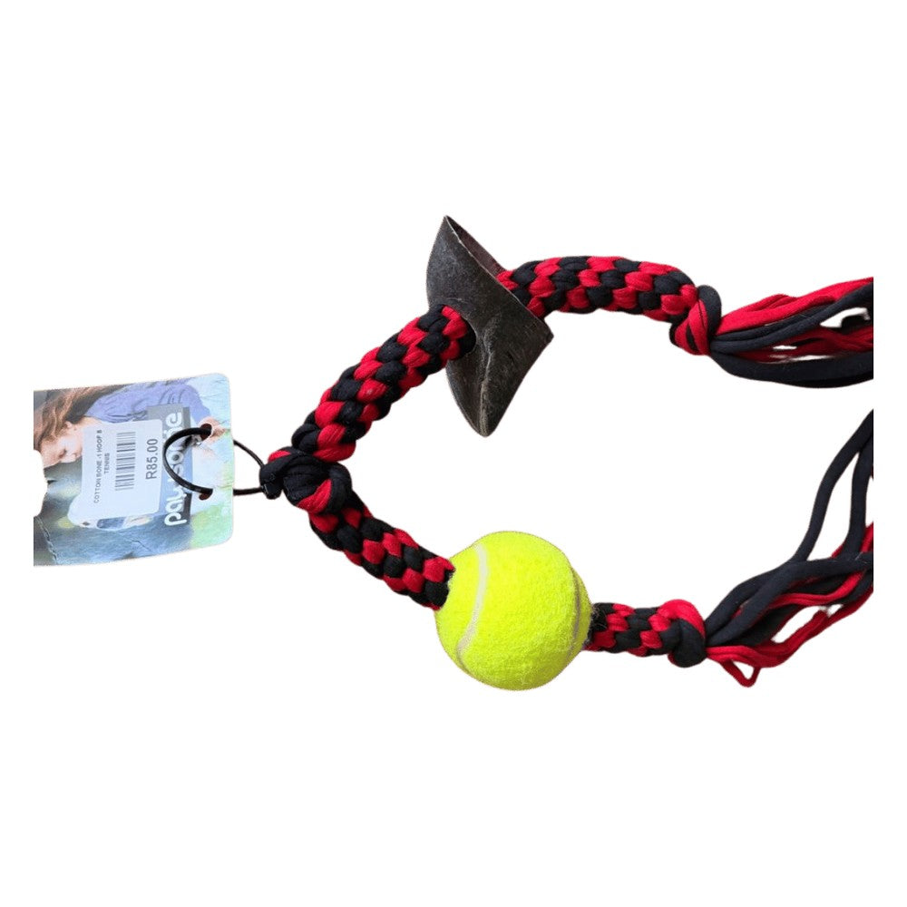 Pawsome Cotton Bone with Hoof & Tennis Ball