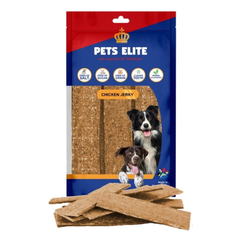 Pets Elite Chicken Jerky Bars Pack P25 Small