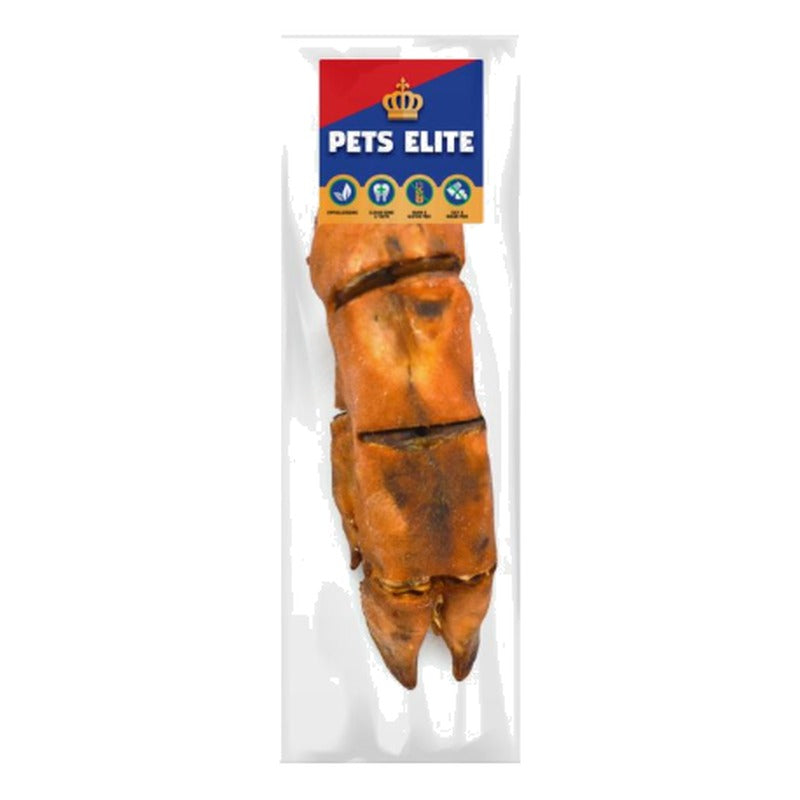 Pets Elite Smoked Trotter Front Wrapped