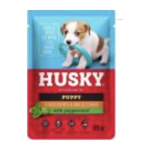 Husky Puppy Chicken 85g Pouch