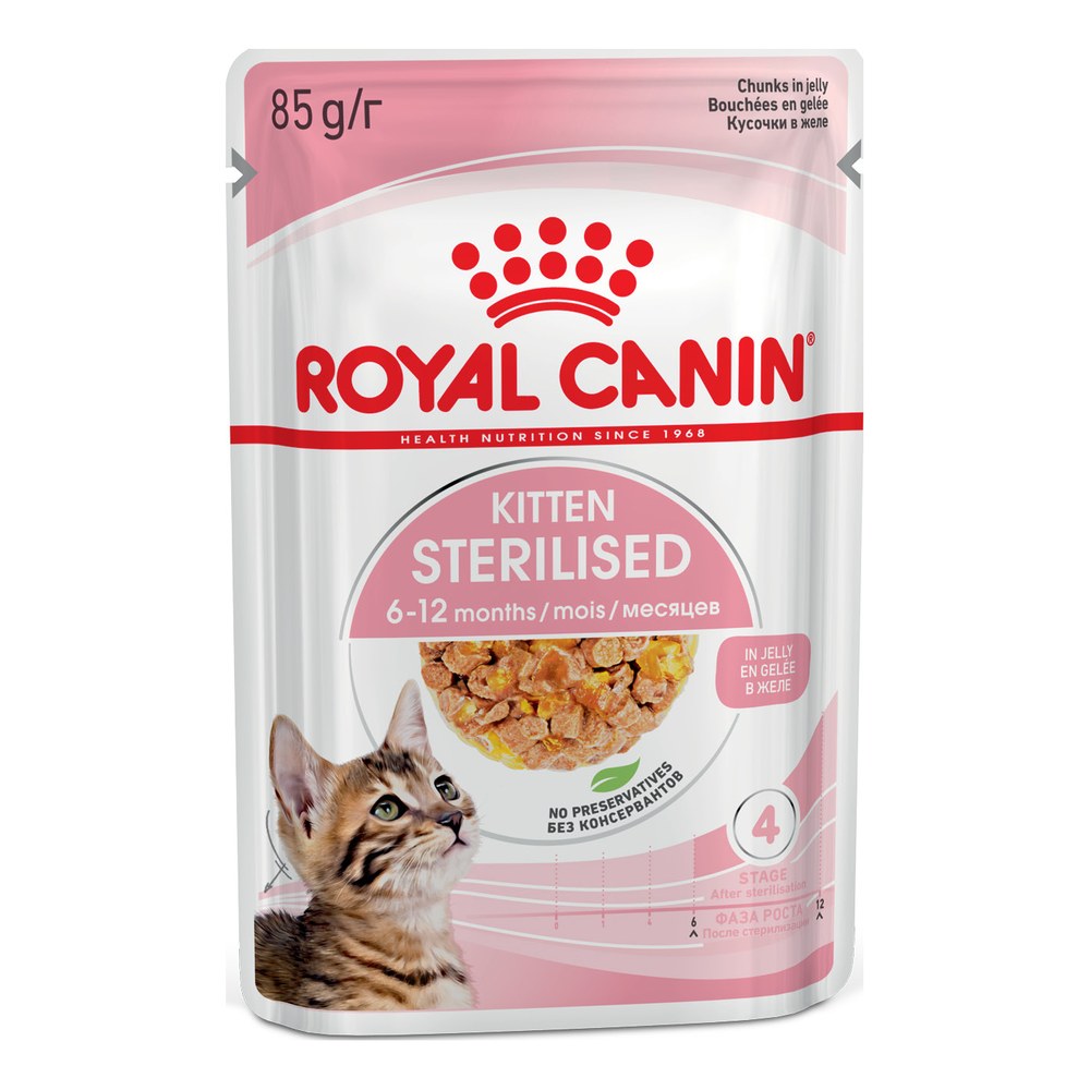 Royal Canin Kitten Sterilised in Jelly (Wet) 12x85g