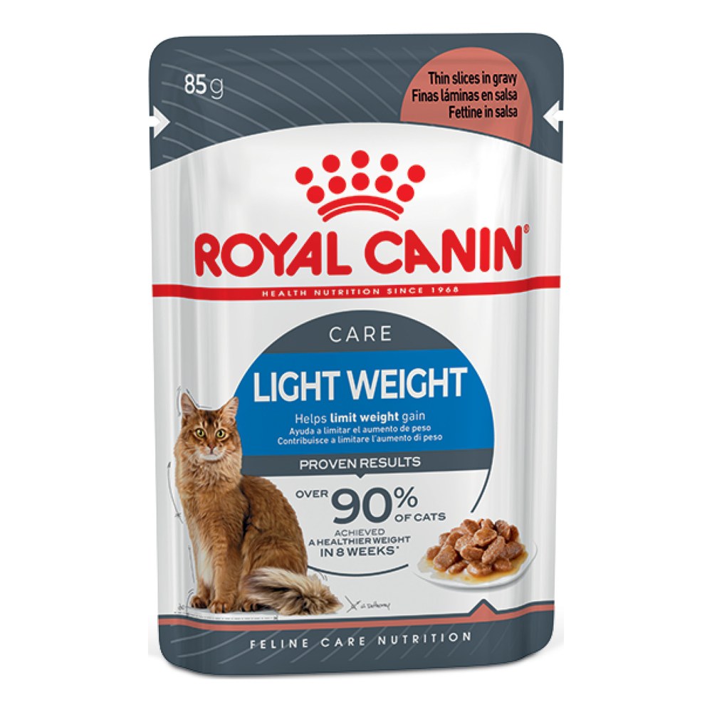 Royal Canin Light Weight Care Chunks in Gravy (Wet) 12x85g