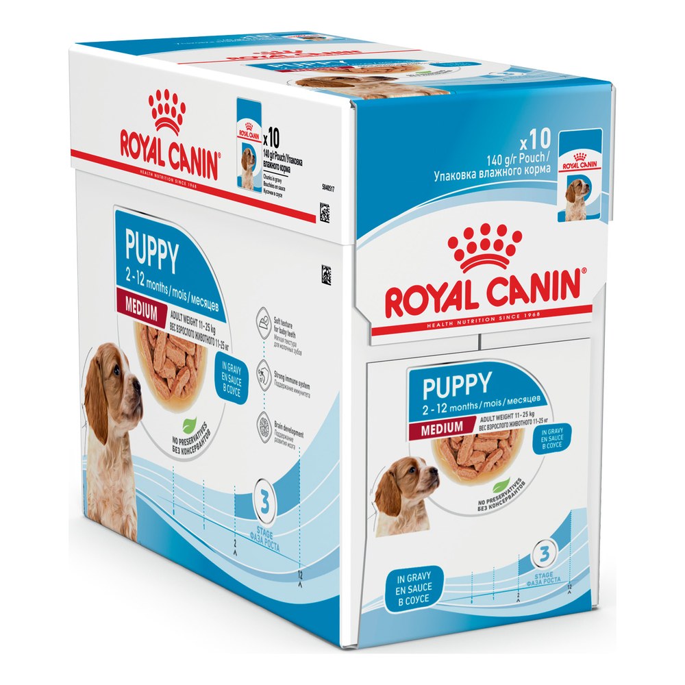 Royal Canin Medium Puppy (Wet) 10x140g