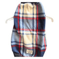 Fleece Dog Jersey Size #5 Blue/red check