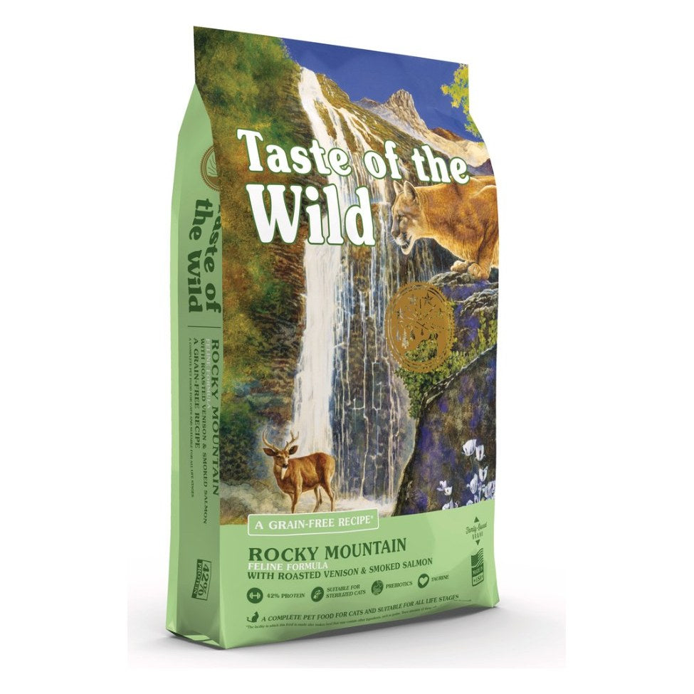 Taste of the Wild Feline Rocky Mountain All Life Stages with Roasted Venison & Smoked Salmon 2kg