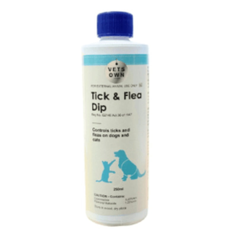 Vets Own Tick and Flea Dip 250ml